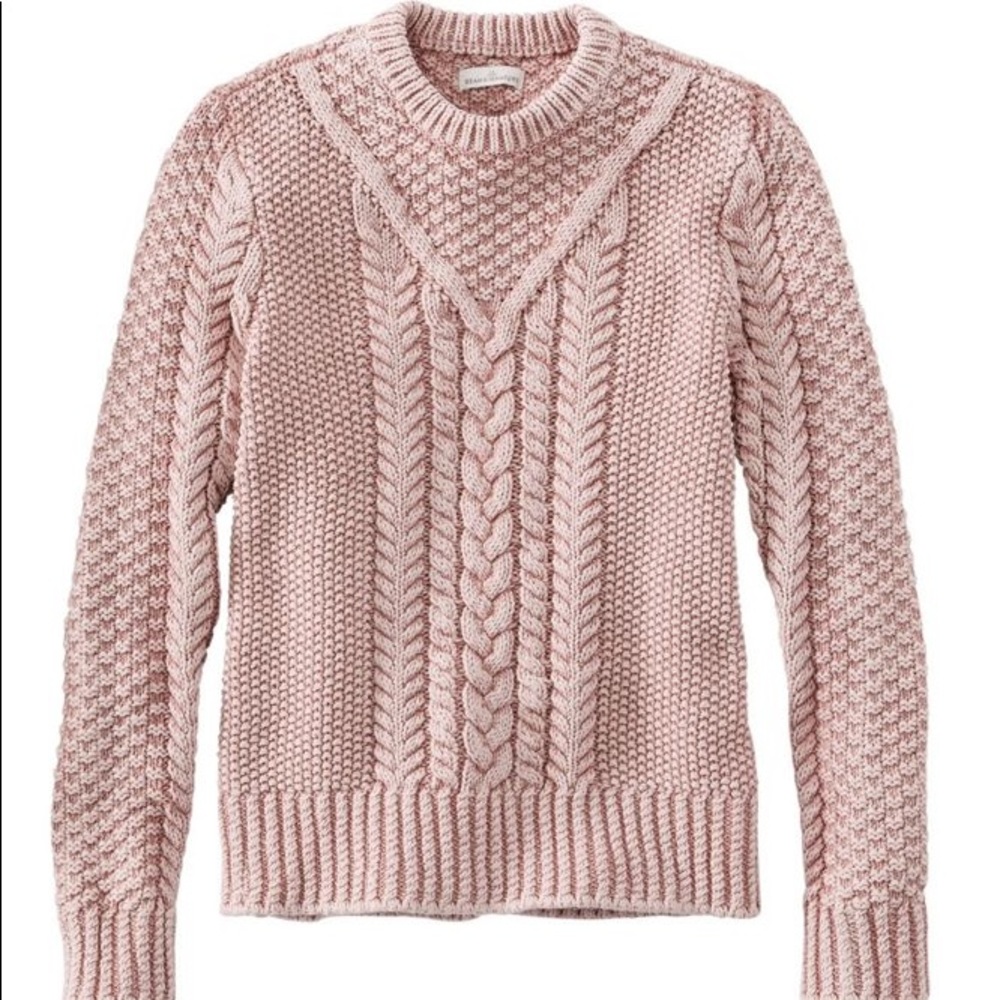 L.L. Bean Cotton Fisherman Sweater